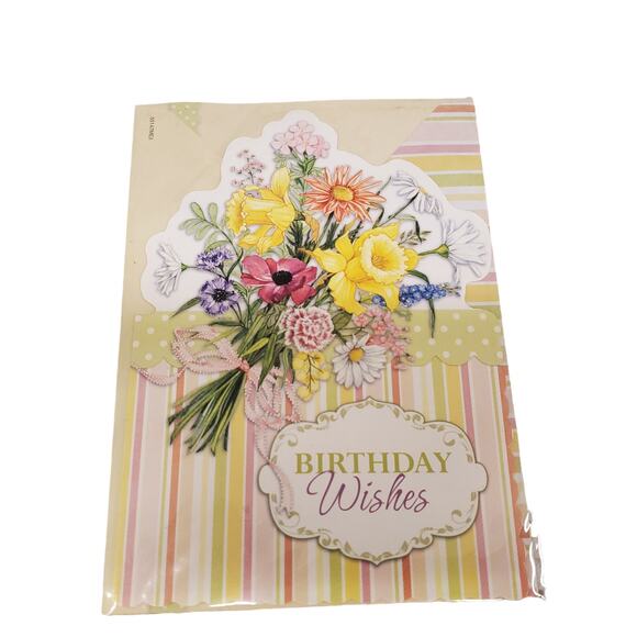 A Birthday Wish Birthday Wishes Unique Greeting Cards Flower Birthday Cards - Picture 2 of 9